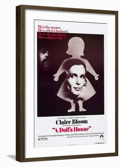 A Doll's House, Anthony Hopkins, Claire Bloom, 1973-null-Framed Art Print