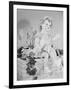 A Doll Sitting on a Wall-null-Framed Photographic Print