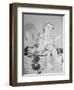 A Doll Sitting on a Wall-null-Framed Photographic Print