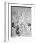 A Doll Sitting on a Wall-null-Framed Photographic Print