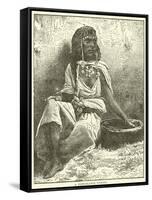 A Dongolawis Woman-null-Framed Stretched Canvas