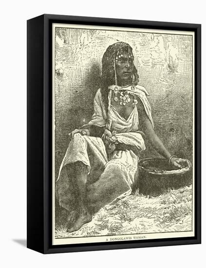 A Dongolawis Woman-null-Framed Stretched Canvas