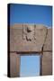 A Doorway in the Ancient City of Tiwanaku-Alex Saberi-Stretched Canvas