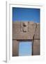 A Doorway in the Ancient City of Tiwanaku-Alex Saberi-Framed Photographic Print