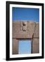 A Doorway in the Ancient City of Tiwanaku-Alex Saberi-Framed Photographic Print