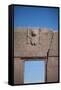 A Doorway in the Ancient City of Tiwanaku-Alex Saberi-Framed Stretched Canvas