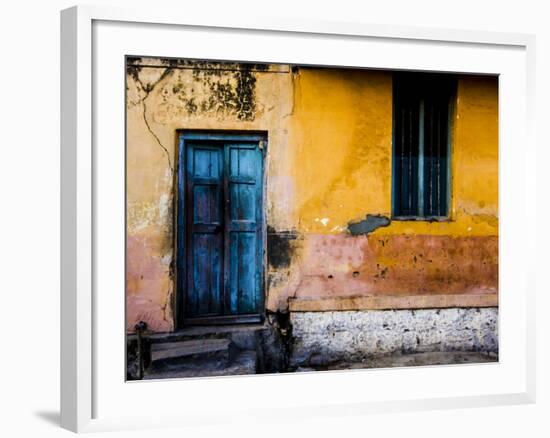 A Doorway in the City of Mysore, India-Dan Holz-Framed Photographic Print