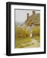 A Dorsetshire Cottage-Helen Allingham-Framed Giclee Print