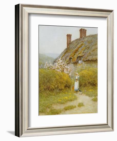 A Dorsetshire Cottage-Helen Allingham-Framed Giclee Print