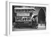 A Double-Decker Bus Standing Outside the Law Courts, London, 1926-1927-null-Framed Giclee Print