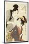 A Double Half-Length Portrait of a Beauty and Her Admirer-Kitagawa Utamaro-Mounted Giclee Print