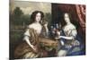 A Double Portrait of Lady Maria Somalia and Lady Anne Barrington-Henri Gascard-Mounted Giclee Print