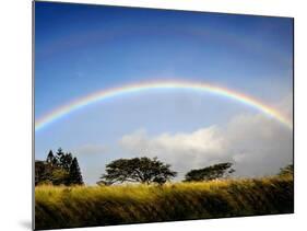 A Double Rainbow Above Countryside-Jody Miller-Mounted Photographic Print