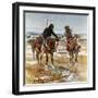 A Doubtful Handshake-Charles Marion Russell-Framed Premium Giclee Print