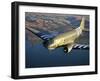 A Douglas C-53 Skytrooper in Flight Near Chino, California-Stocktrek Images-Framed Photographic Print