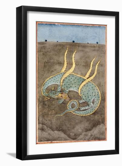 A Dragon Devouring a Woman-null-Framed Giclee Print