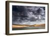 A Dramatic Sky over the Dunes and Lagoons in Brazil's Lencois Maranhenses National Park-Alex Saberi-Framed Photographic Print