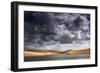 A Dramatic Sky over the Dunes and Lagoons in Brazil's Lencois Maranhenses National Park-Alex Saberi-Framed Photographic Print