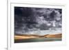 A Dramatic Sky over the Dunes and Lagoons in Brazil's Lencois Maranhenses National Park-Alex Saberi-Framed Photographic Print