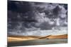 A Dramatic Sky over the Dunes and Lagoons in Brazil's Lencois Maranhenses National Park-Alex Saberi-Mounted Photographic Print