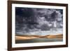 A Dramatic Sky over the Dunes and Lagoons in Brazil's Lencois Maranhenses National Park-Alex Saberi-Framed Photographic Print