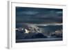 A Dramatic Sunrise over Mountains in Iceland-Alex Saberi-Framed Photographic Print