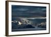 A Dramatic Sunrise over Mountains in Iceland-Alex Saberi-Framed Photographic Print