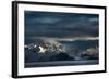 A Dramatic Sunrise over Mountains in Iceland-Alex Saberi-Framed Photographic Print