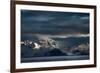 A Dramatic Sunrise over Mountains in Iceland-Alex Saberi-Framed Photographic Print