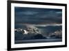 A Dramatic Sunrise over Mountains in Iceland-Alex Saberi-Framed Photographic Print