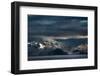 A Dramatic Sunrise over Mountains in Iceland-Alex Saberi-Framed Photographic Print