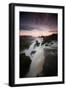 A Dramatic Sunset over Iguazu Falls-Alex Saberi-Framed Photographic Print