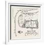 A Draught of the Town and Harbour of Charleston, 1715, USA, 1870S-null-Framed Giclee Print
