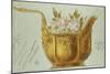 A Drawing of a Large Gilt Metal Kovsh in the Louis XV Style-Carl Faberge-Mounted Giclee Print