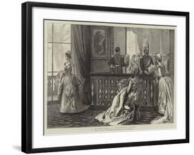 A Drawing-Room at Buckingham Palace-Arthur Hopkins-Framed Giclee Print