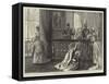 A Drawing-Room at Buckingham Palace-Arthur Hopkins-Framed Stretched Canvas