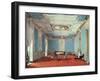 A Drawing Room in a Palazzo, Naples, circa 1810 on paper-Italian-Framed Giclee Print