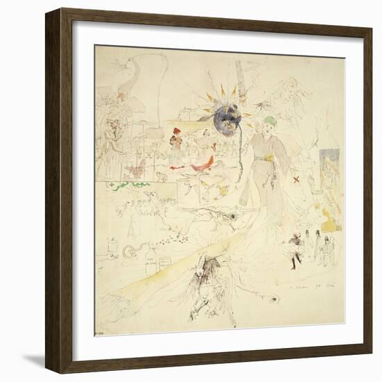 A Dream in Absinthe, 1890-Charles Edward Conder-Framed Giclee Print