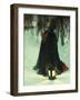 A dream of Christmas-George Hitchcock-Framed Giclee Print