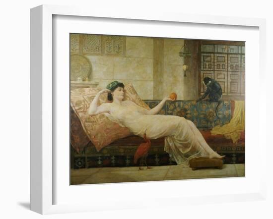 A Dream of Paradise, 1889-Frederick Goodall-Framed Giclee Print