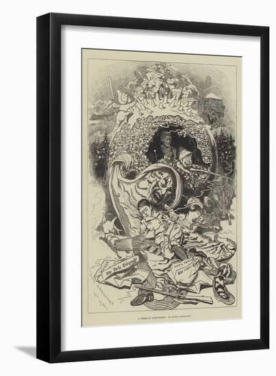 A Dream of Plum-Pudding-Edward Linley Sambourne-Framed Giclee Print