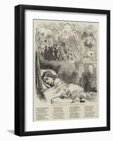 A Dream of Twelfth-Night-George Housman Thomas-Framed Giclee Print