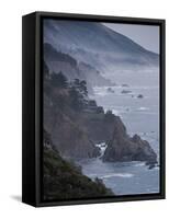 A Dream Sits Alone Along The Big Sur Coastline-Daniel Kuras-Framed Stretched Canvas