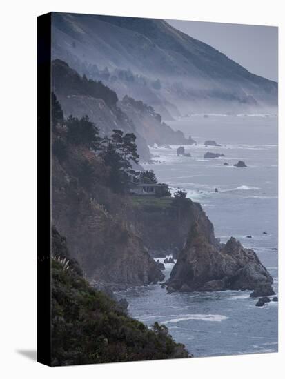 A Dream Sits Alone Along The Big Sur Coastline-Daniel Kuras-Stretched Canvas