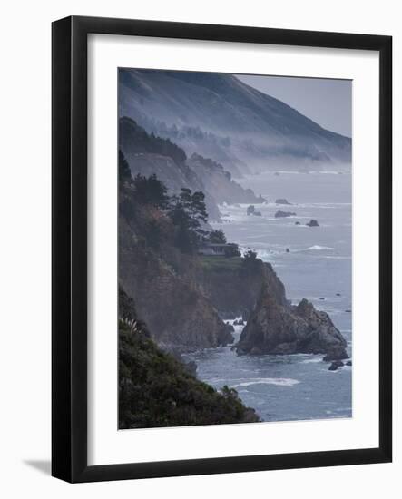 A Dream Sits Alone Along The Big Sur Coastline-Daniel Kuras-Framed Photographic Print