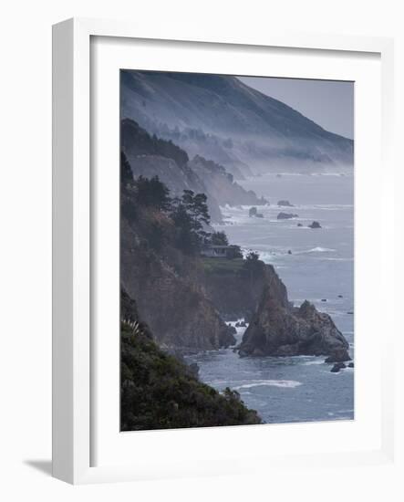 A Dream Sits Alone Along The Big Sur Coastline-Daniel Kuras-Framed Photographic Print