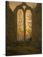 A Dreamer-Caspar David Friedrich-Stretched Canvas