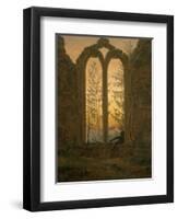 A Dreamer-Caspar David Friedrich-Framed Giclee Print