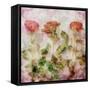 A Dreamy Floral Montage from Three Red Roses-Alaya Gadeh-Framed Stretched Canvas