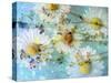 A Dreamy Playful Floral Montage from Acre Flowers, Daisyies and Other Wild Grown Flowers-Alaya Gadeh-Stretched Canvas